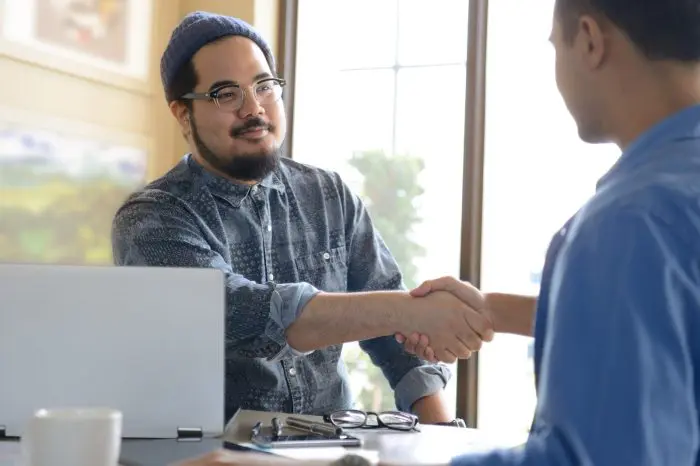 business handshake