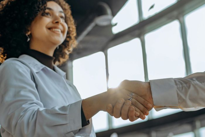 employment builder agreement handshake